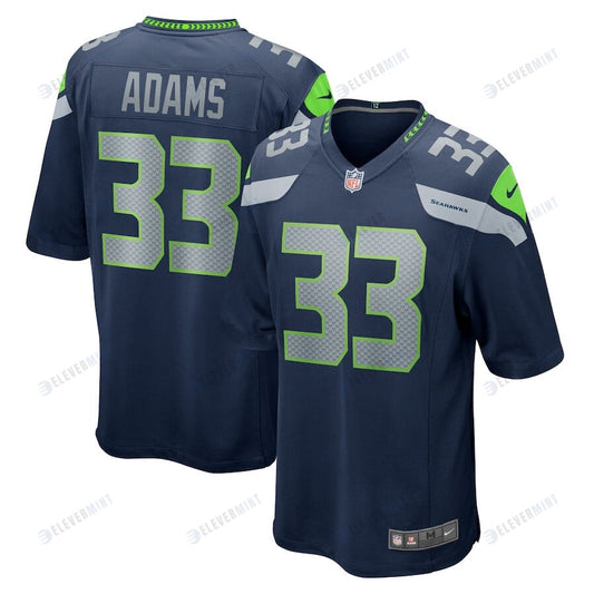Jamal Adams 33 Seattle Seahawks Men Game Team Jersey - College Navy