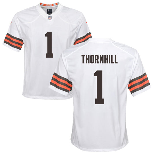 Juan Thornhill Nike Cleveland Browns Youth Game Jersey - White