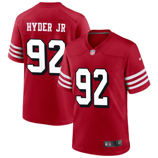 Kerry Hyder Jr San Francisco 49ers Nike Alternate Game Jersey - Scarlet