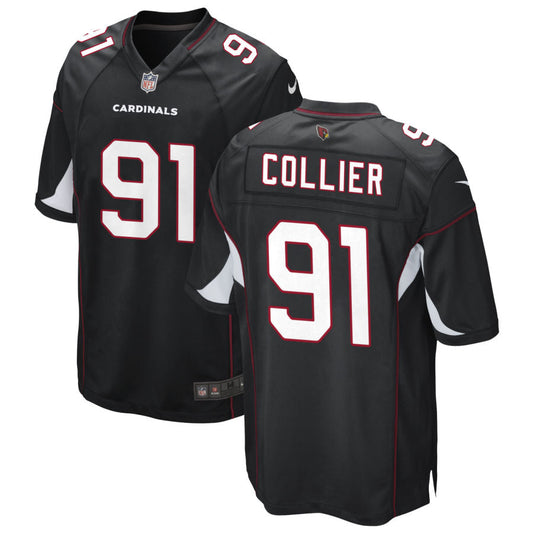 L.J. Collier Arizona Cardinals Nike Alternate Game Jersey - Black
