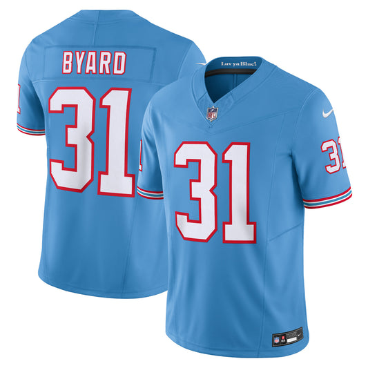 Kevin Byard Tennessee Titans Nike Oilers Throwback Vapor F.U.S.E. Limited Jersey - Light Blue