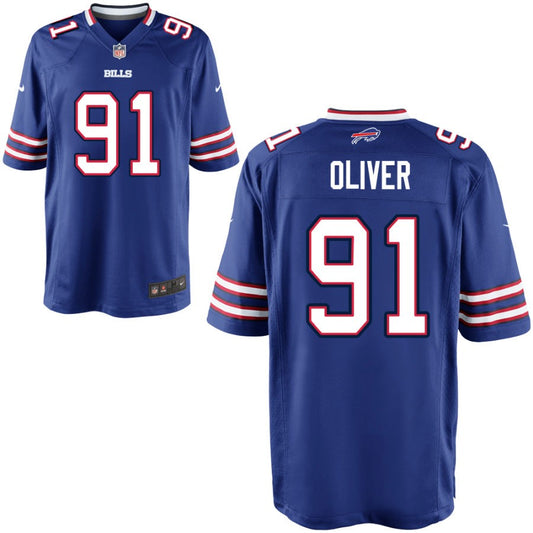 Ed Oliver Buffalo Bills Nike Youth Game Jersey - Royal