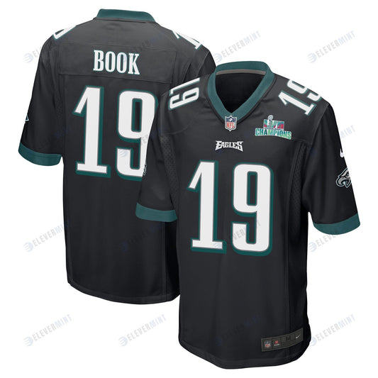 Ian Book 19 Philadelphia Eagles Super Bowl LVII Champions Men Game Jersey - Black