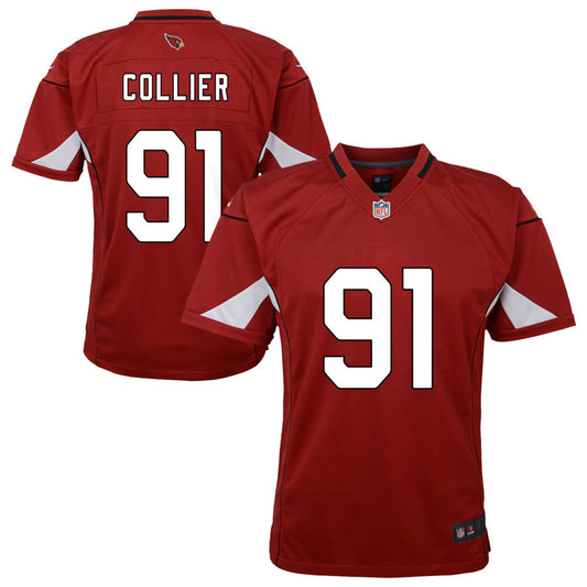 L.J. Collier Arizona Cardinals Nike Youth Team Game Jersey - Cardinal