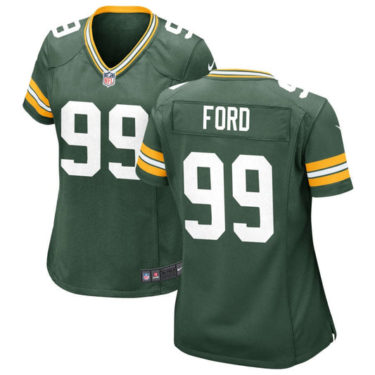 Jonathan Ford Green Bay Packers Nike Women's Game Jersey - Green