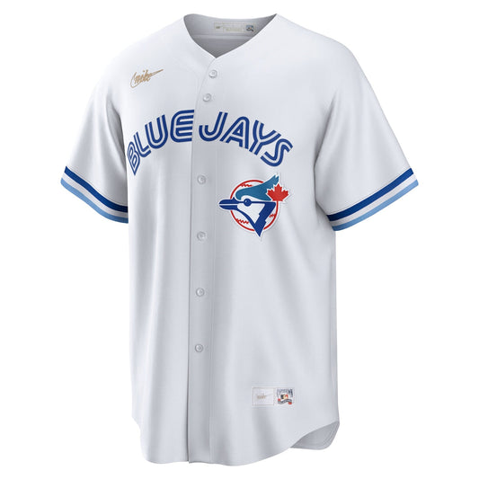 Men's  Nike Blue Jays Home Cooperstown Team Jersey - White