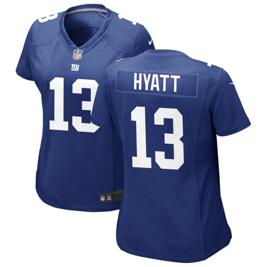 Jalin Hyatt New York Giants Nike Women's Jersey - Royal