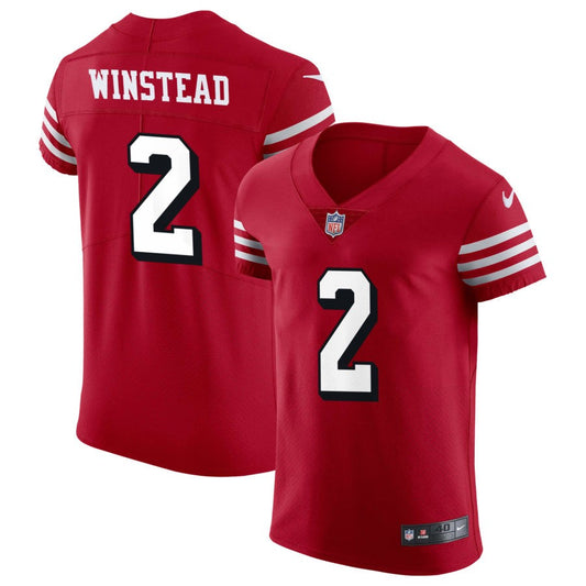 Isaiah Winstead San Francisco 49ers Nike Alternate Vapor Elite Jersey - Scarlet