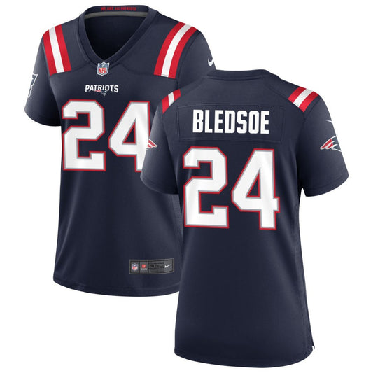 Joshuah Bledsoe New England Patriots Nike Women's Game Jersey - Navy
