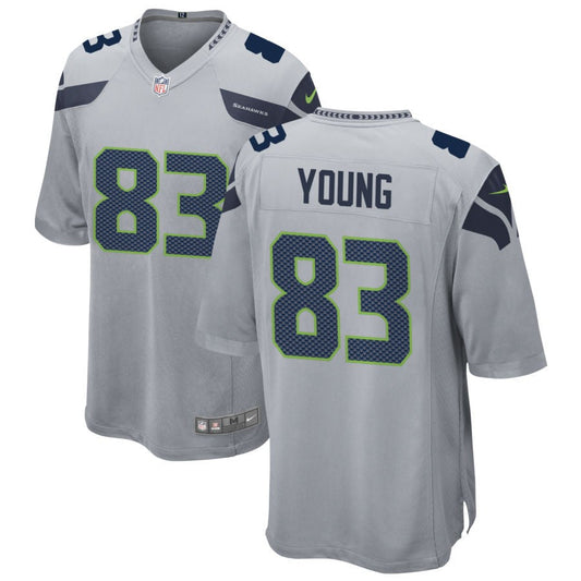 Dareke Young Seattle Seahawks Nike Youth Game Jersey - Gray