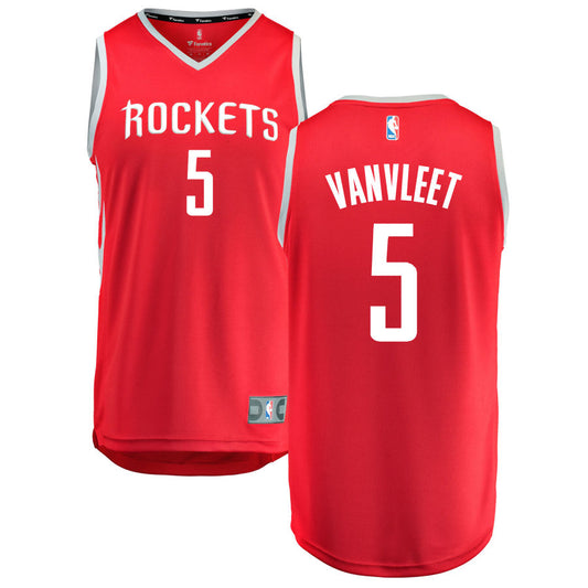 Fred VanVleet Houston Rockets Fanatics Branded Fast Break Replica Jersey Red - Icon Edition