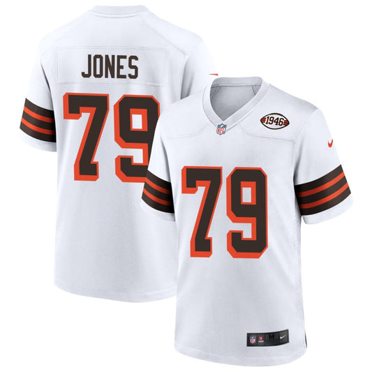 Dawand Jones Cleveland Browns Nike 1946 Collection Alternate Jersey - White