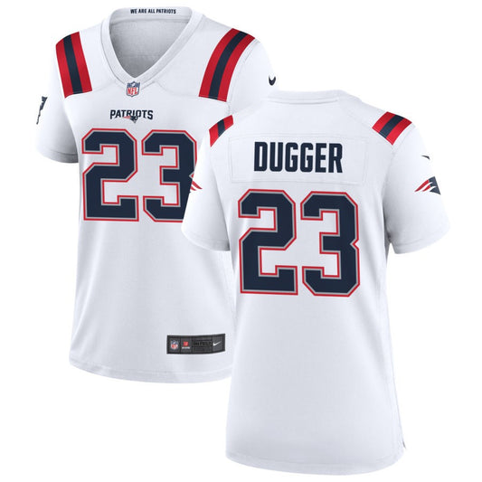Kyle Dugger Nike New England Patriots Women's Game Jersey - White