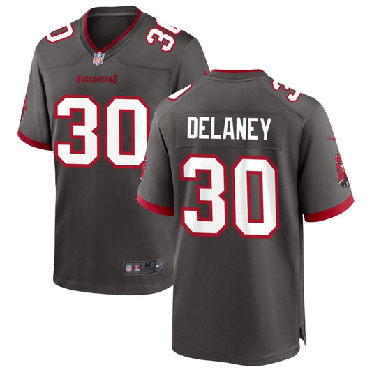 Dee Delaney Tampa Bay Buccaneers Nike Alternate Game Jersey - Pewter