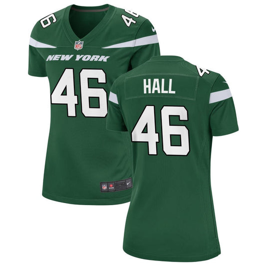 Maalik Hall New York Jets Nike Women's Game Jersey - Gotham Green