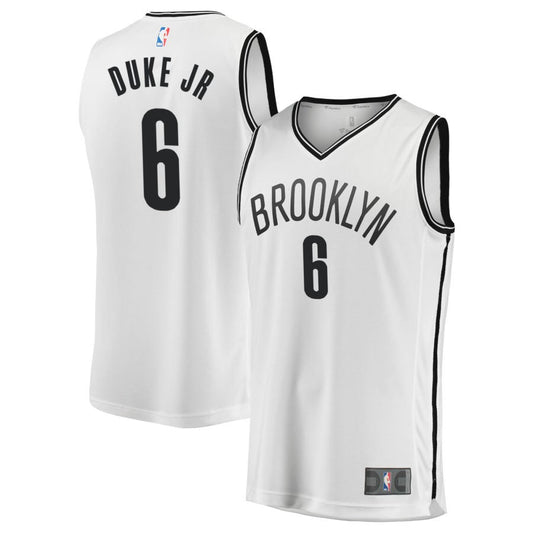 David Duke Jr Brooklyn Nets Fanatics Branded Fast Break Replica Jersey - Association Edition - White