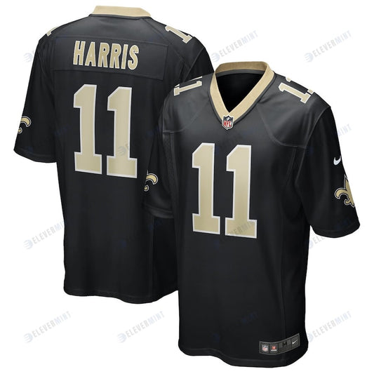 Deonte Harris 11 New Orleans Saints Men's Game Jersey - Black