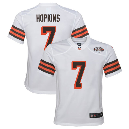 Dustin Hopkins Cleveland Browns Nike Youth Alternate Jersey - White
