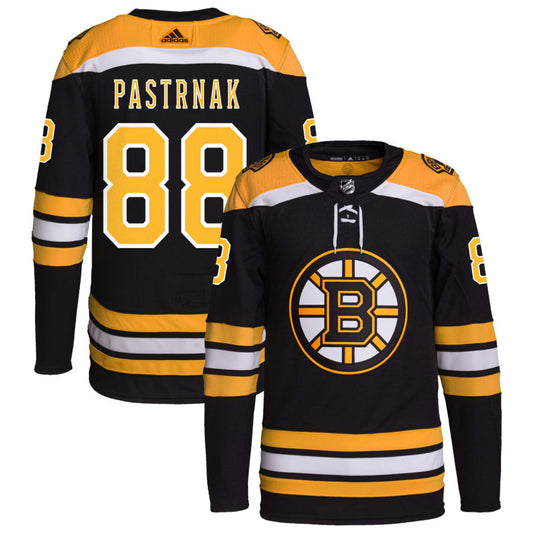 David Pastrnak Boston Bruins adidas Home Primegreen Authentic Pro Jersey - Black