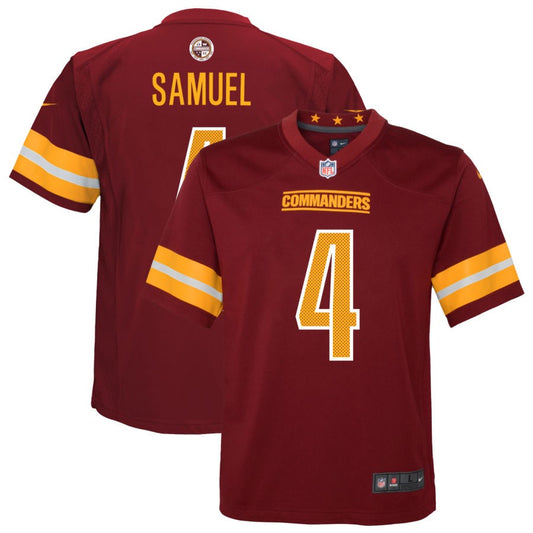Curtis Samuel Washington Commanders Nike Youth Game Player Jersey - Burgundy