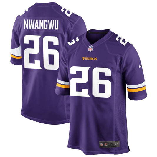 Kene Nwangwu Minnesota Vikings Nike Game Jersey - Purple