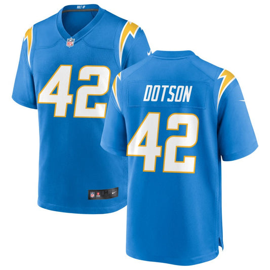 Elijah Dotson Los Angeles Chargers Nike Game Jersey - Powder Blue