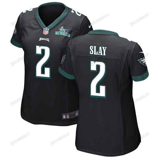 Darius Slay 2 Philadelphia Eagles Super Bowl LVII Champions Women Game Jersey - Black