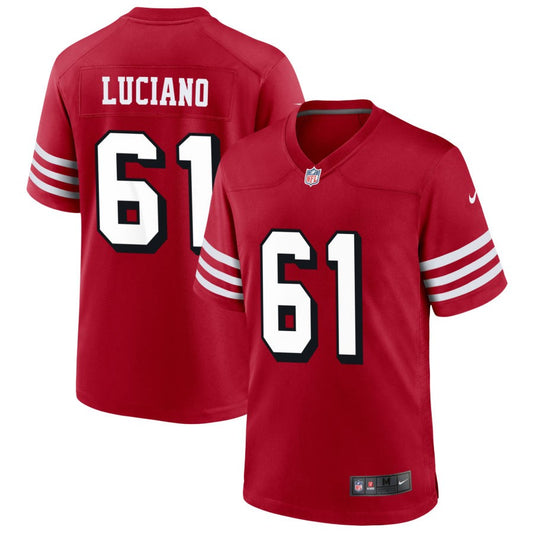 Corey Luciano San Francisco 49ers Nike Alternate Game Jersey - Scarlet