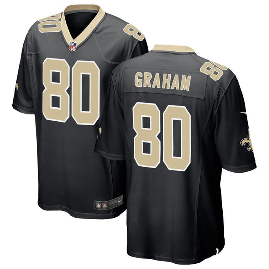 Jimmy Graham New Orleans Saints Nike Game Jersey - Black
