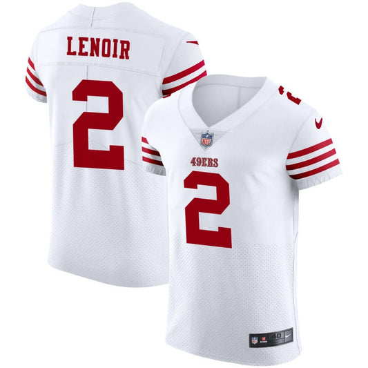 Deommodore Lenoir San Francisco 49ers Nike Vapor Elite Jersey - White