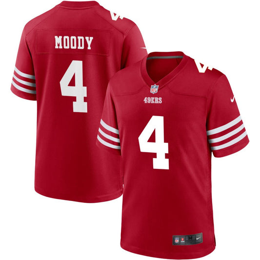 Jake Moody San Francisco 49ers Nike Youth Game Jersey - Scarlet