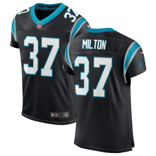 Mark Milton Carolina Panthers Nike Classic Elite Jersey - Black
