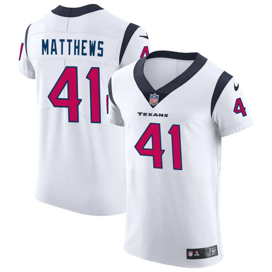 Jesse Matthews Houston Texans Nike Vapor Untouchable Elite Jersey - White