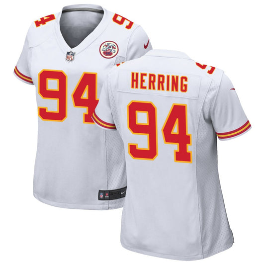Malik Herring Kansas City Chiefs Nike Women's Game Jersey - White