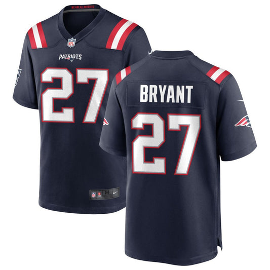 Myles Bryant Nike New England Patriots Game Jersey - Navy