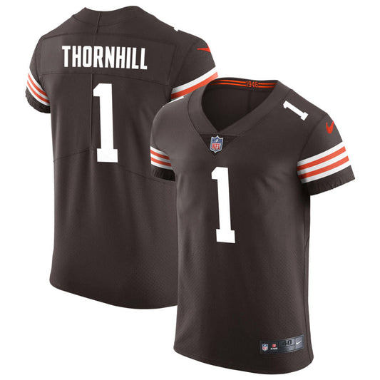 Juan Thornhill Cleveland Browns Nike Vapor Elite Jersey - Brown