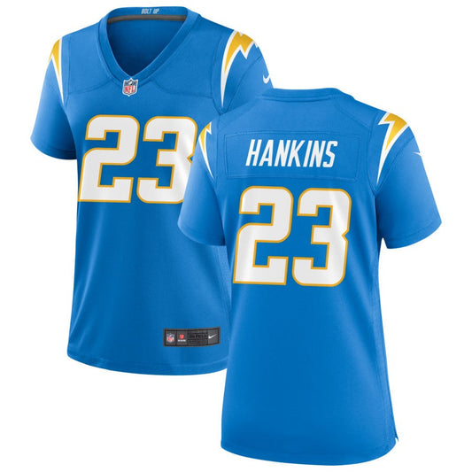 Matt Hankins Los Angeles Chargers Nike Women's Game Jersey - Powder Blue