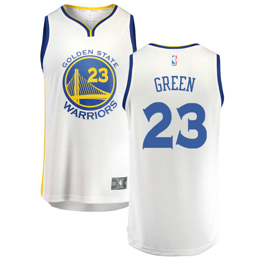Draymond Green Golden State Warriors Fanatics Branded Fast Break Replica Jersey White - Association Edition