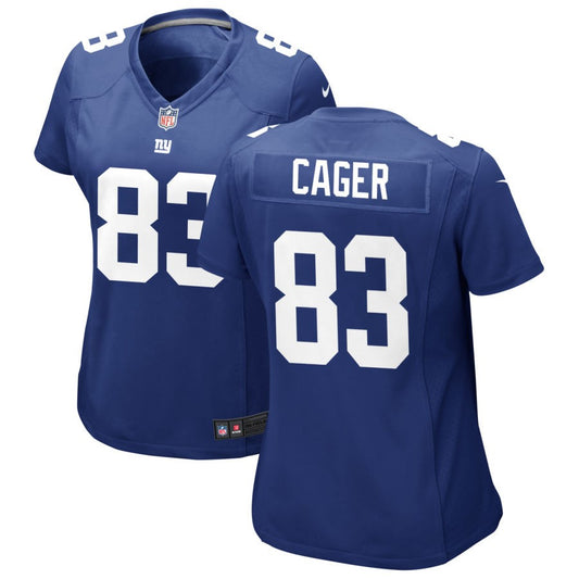 Lawrence Cager New York Giants Nike Women's Jersey - Royal
