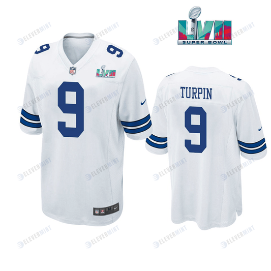 Kavontae Turpin 9 Dallas Cowboys Super Bowl LVII Super Bowl LVII White Men Game Jersey