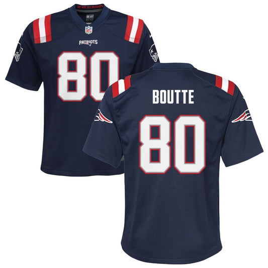Kayshon Boutte New England Patriots Nike Youth Game Jersey - Navy