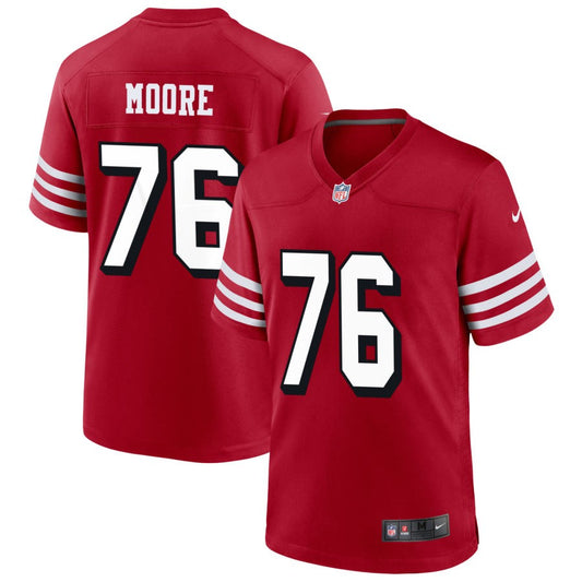 Jaylon Moore San Francisco 49ers Nike Alternate Game Jersey - Scarlet