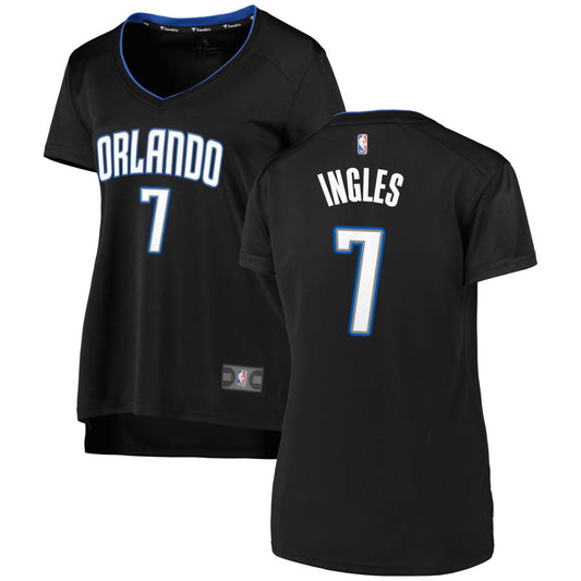 Joe Ingles Orlando Magic Fanatics Branded Women's 2019 Fast Break Replica Jersey Black - Icon Edition