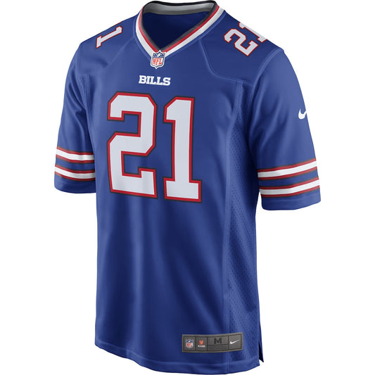 Men's Jordan Poyer Nike Bills Game Jersey - Blue