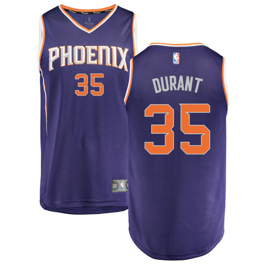 Kevin Durant Phoenix Suns Fanatics Branded Fast Break Replica Jersey Purple - Icon Edition