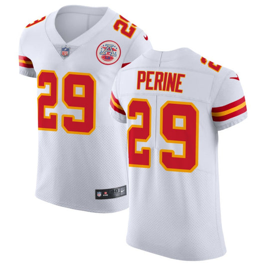 La'Mical Perine Kansas City Chiefs Nike Vapor Untouchable Elite Jersey - White