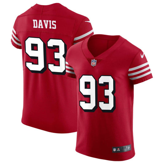 Kalia Davis San Francisco 49ers Nike Alternate Vapor Elite Jersey - Scarlet