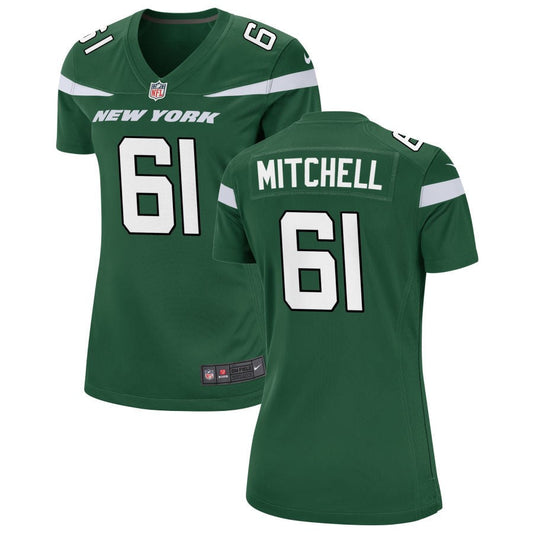 Max Mitchell New York Jets Nike Women's Game Jersey - Gotham Green