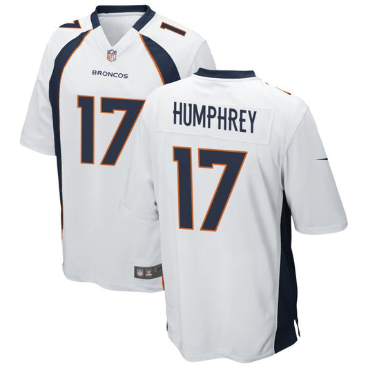 Lil'Jordan Humphrey Denver Broncos Nike Game Jersey - White