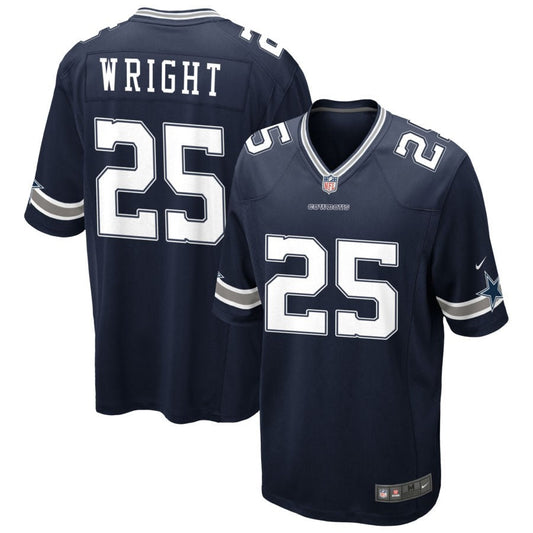Nahshon Wright Dallas Cowboys Nike Game Jersey - Navy